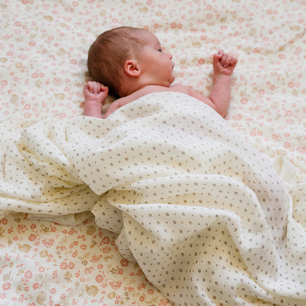 Swaddle Rowan - 120x120 cm - 100% Organic Cotton - GOTS - CamCam Copenhagen