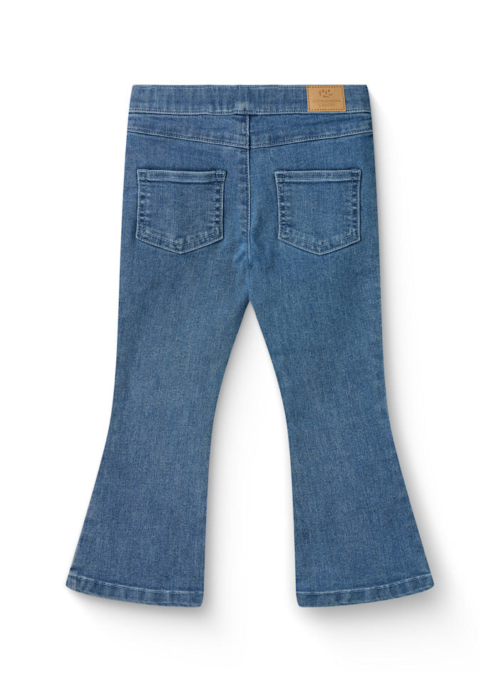 Jeggings flare - Denim look - Biologisch katoen - Copenhagen Colors achter