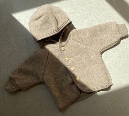 Jacket wool fleece - Organic merino wool - Engel Natur