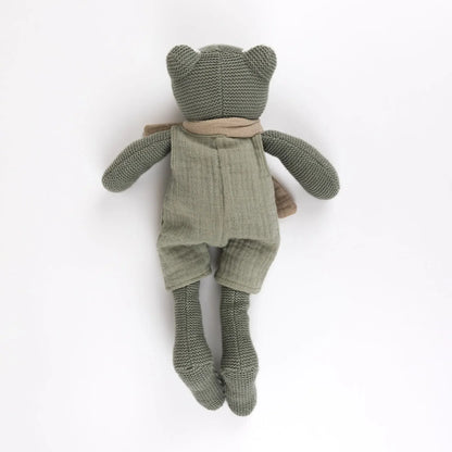 Jeremy de kikker - Katoenen knuffel met rammelaar - Egmont Toys