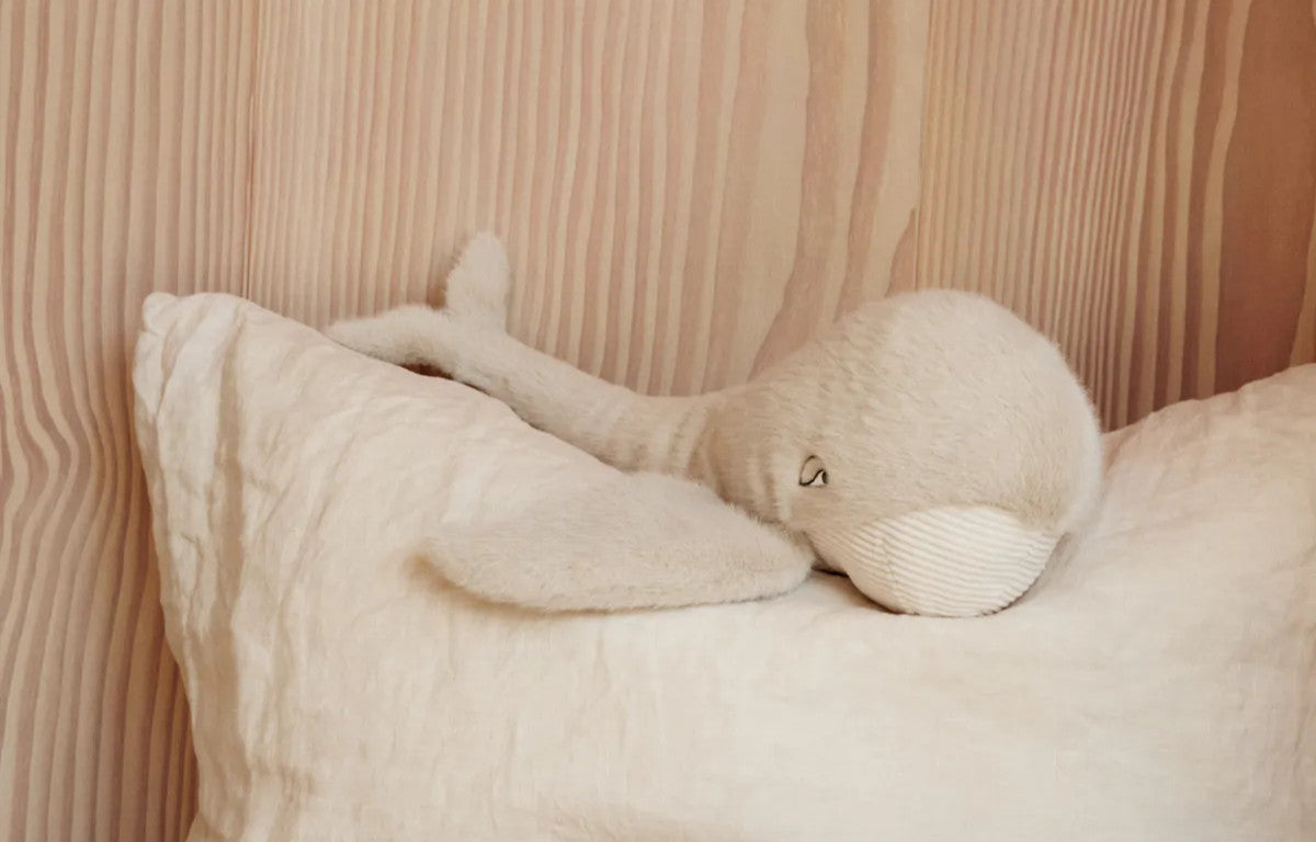 Liewood - Berto Whale Teddy - Knuffel walvis - 100% recycled polyester