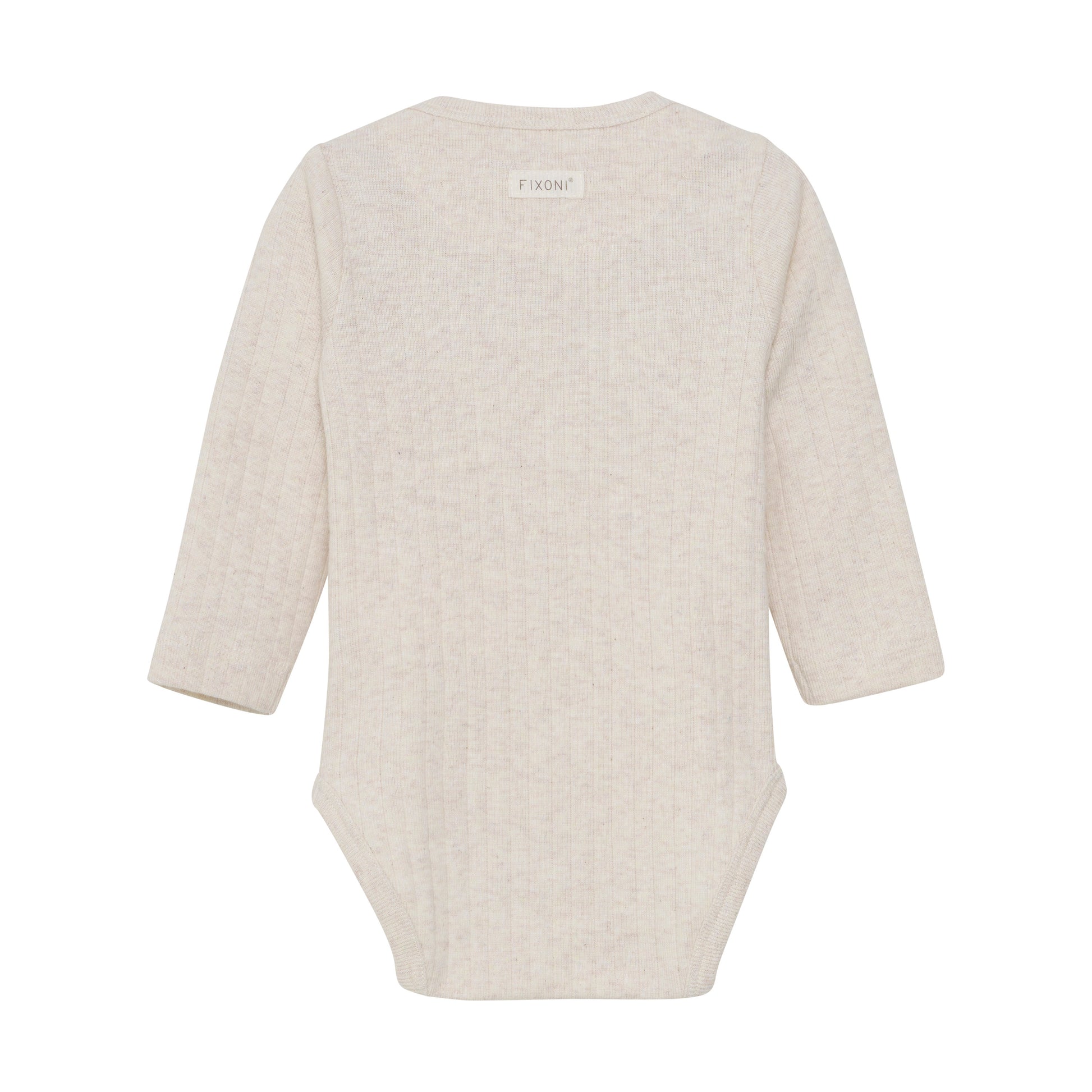 Fixoni - Body LS Melange - Rib - 100% katoen