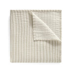 Garbo & Friends - Swaddle Blanket - Pebble Stripe - Hydrofiele doek XL - bovenaanzicht - gevouwen