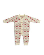 Knitted romper Flowers - Flower Garden – 100% merino wool - SmallStuff