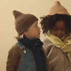 Bonnet Fonzie Kids - 100 % laine mérinos italienne extra fine - HVID