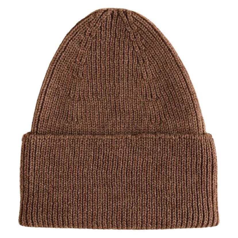 Bonnet Fonzie Kids - 100 % laine mérinos italienne extra fine - HVID