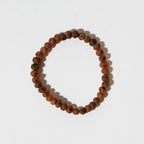 Raw Caramel Bracelet – Damenarmband aus rohem, karamellfarbenem Bernstein – Nirrimis