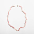 Rose Quartz Adult Necklace – Collier femme en quartz rose naturel – Fermoir argent 925 – Nirrimis