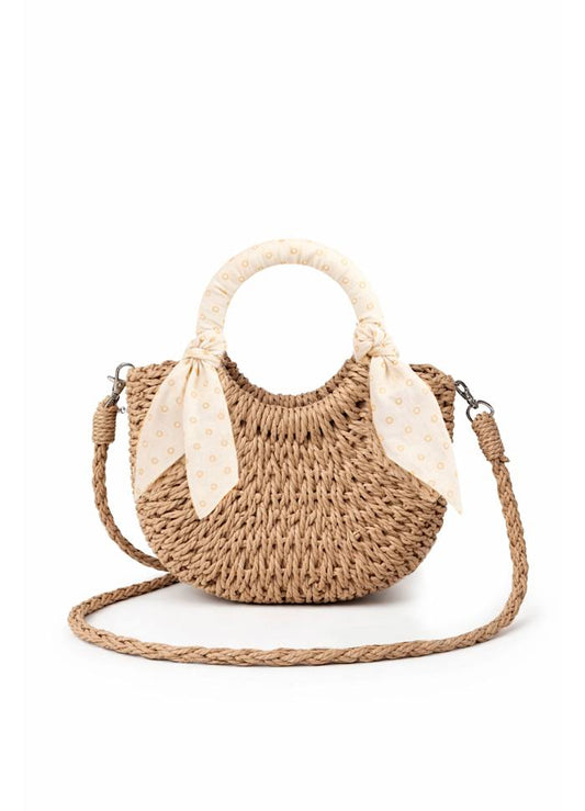 Mini Woven Bag - Kids - Cotton/Wicker - Mrs Ertha