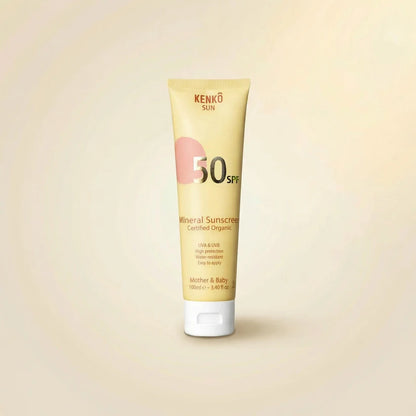 Mineralische Sonnencreme - LSF 50 - Mutter & Baby - Wasserfest - Bio - Kenkô