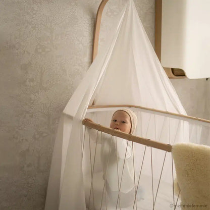 KANO Bed Arrow - Wooden Canopy Arch for KUMI Cradle & KIMI Bed - Beech Wood - Charlie Crane