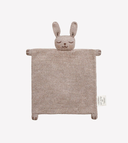 Gebreid knuffeldoekje - Alpaca wol - Bunny/Konijn - Sand - Main Sauvage