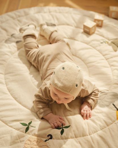 Knitted Hat and Booties Set - Gift Set - Organic Cotton - Moonboon