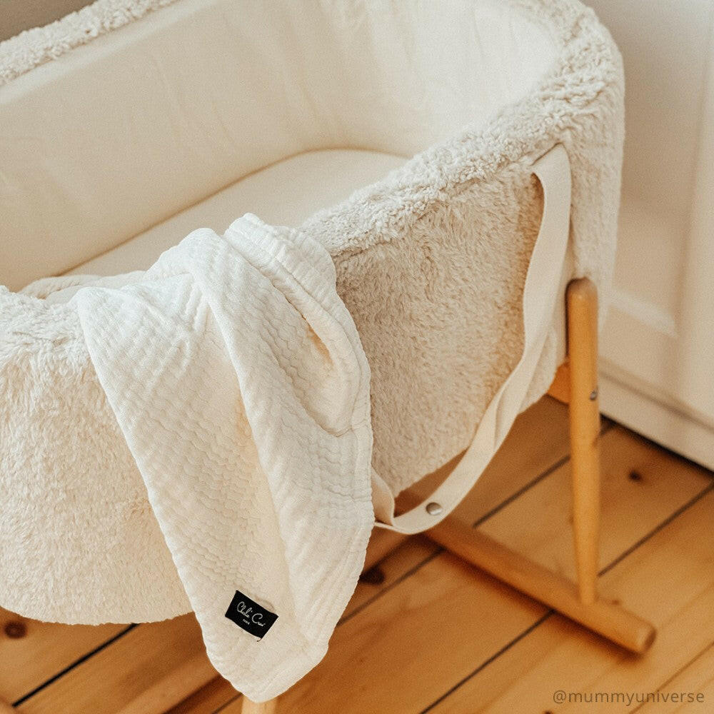 KUKO Rocking Stand - Houten Schommelonderstel voor de KUKO Moses Basket - Beech Wood - Charlie Crane - productfoto - afbeelding 3