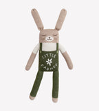 Großer Kaninchen-Kuscheltier Elliot Little Farmer – 100% Baby-Alpaka – Main Sauvage