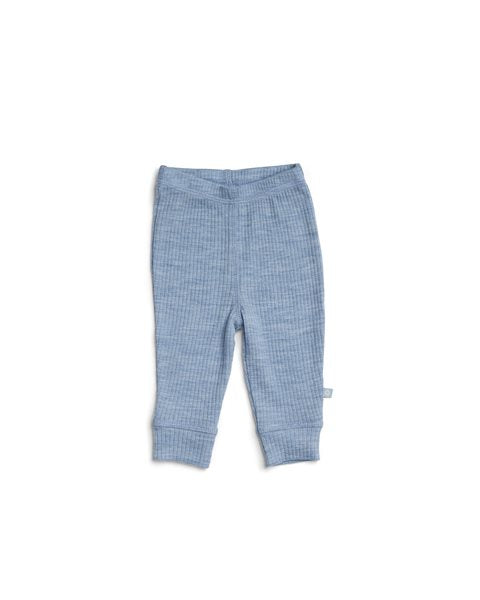 Merino wol legging – Light Blue Melange – 100% merinowol – Smallstuff
