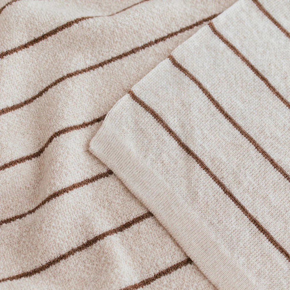 Blanket Harry - Merino wool - Striped - HVID