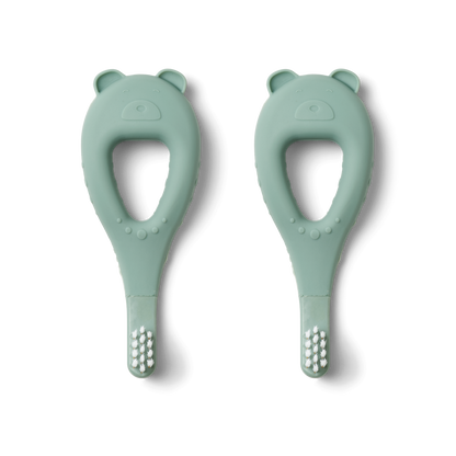 Liewood - Janelle Toothbrush 2-Pack - Baby Tandenborstels - peppermint