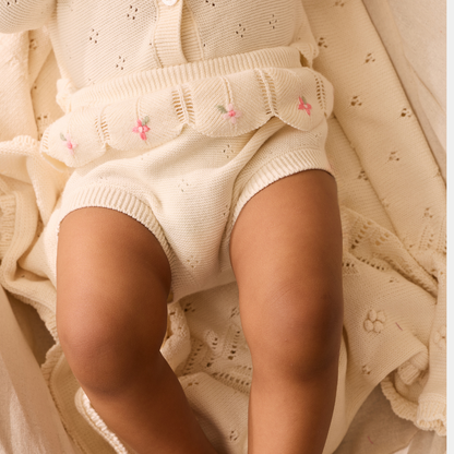 Bloomer Mylia - Gebreid katoen - Cream - Louise Misha lifestyle