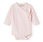 MarMar Copenhagen Belita Wikkelromper met Lange Mouwen – Zacht Baby Romper  Biologisch Katoen & TENCEL™ Modal rosa licht roze
