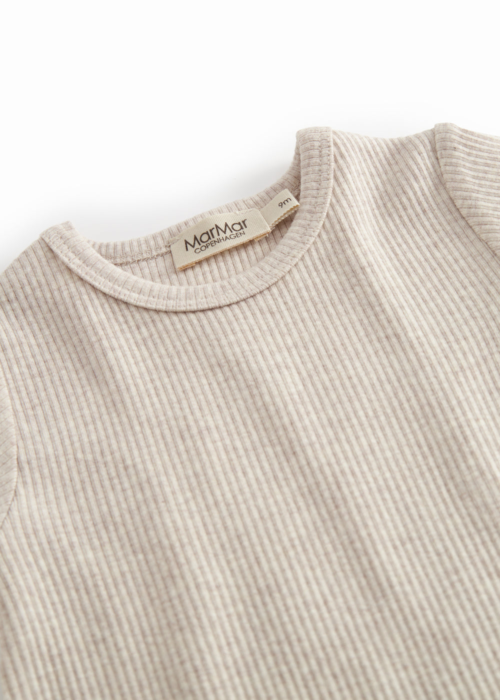 Romper pakje - Summer Rompy - Light Beige Melange - MarMar Copenhagen close up