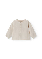 Linnen top Totoro - Kit/Beige - MarMar Copenhagen voor