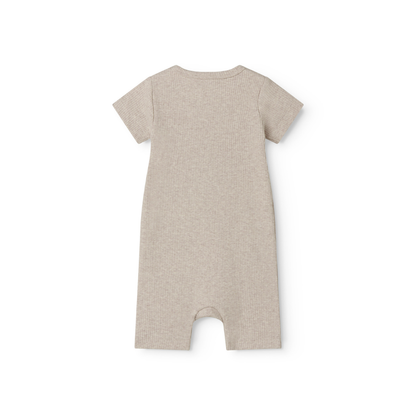 Romper pakje - Summer Rompy - Light Beige Melange - MarMar Copenhagen achter