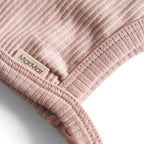 Mutsje Hoody - Biologisch katoen/modal - Faded rose - Marmar Copenhagen close up