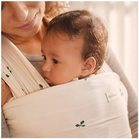 Baby sling - Baby wrap - Leaves - Organic cotton - Moonboon
