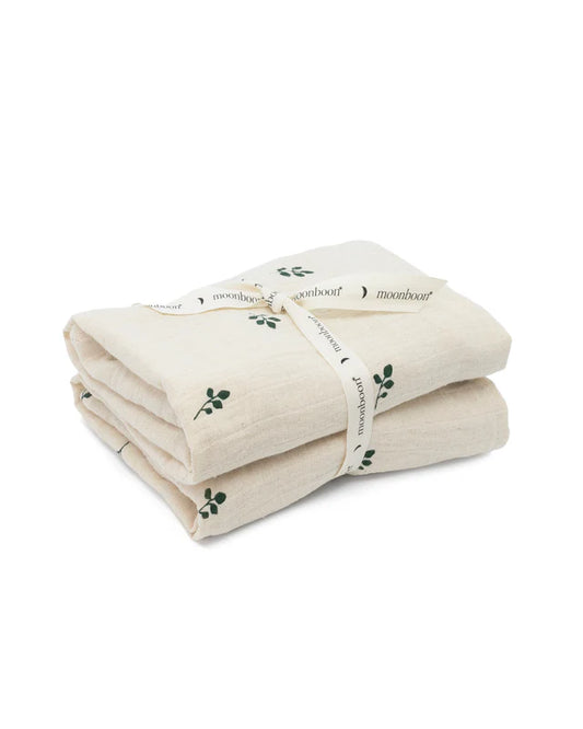 Hydrofiele doeken - 2 pack - 65x65 cm - Biologisch katoen - Moonboon
