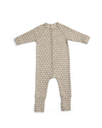 Pyjama / Baby Sleepsuit Elephants - Light Nature Elephants - 100% merino wool - SmallStuff