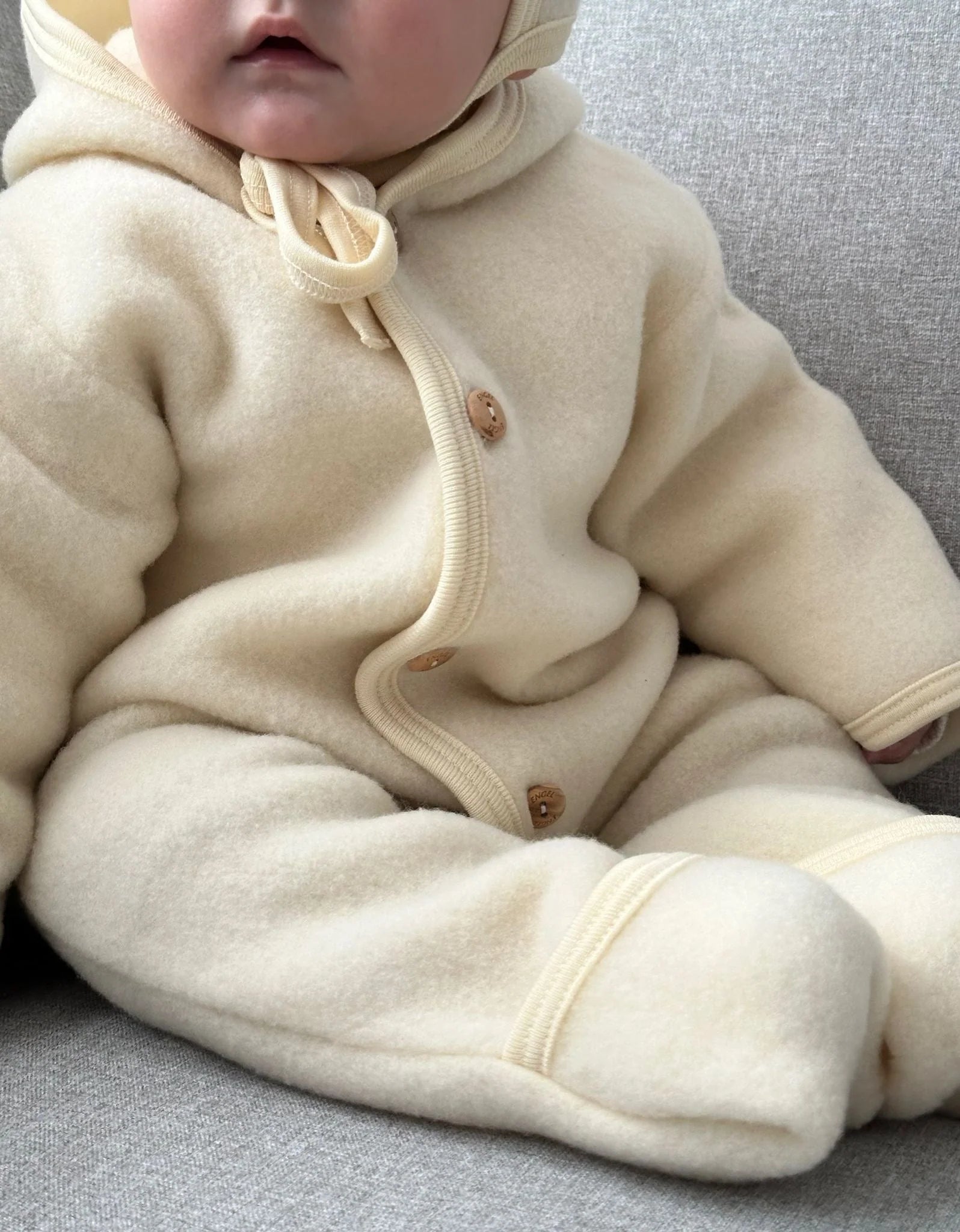 Overall/Jumpsuit - Organic Wool Fleece - Engel Natur