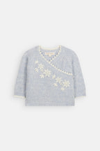 Ensemble bébé Lilana haut et bas – Cloud – Mélange de Tencel et d’alpaga – Louise Misha
