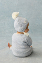 Ensemble bébé Lilana haut et bas – Cloud – Mélange de Tencel et d’alpaga – Louise Misha