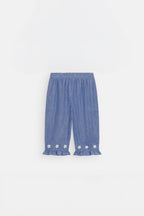 Ensemble Mikani haut et bas – Light Blue Denim – 100 % coton biologique – Louise Misha