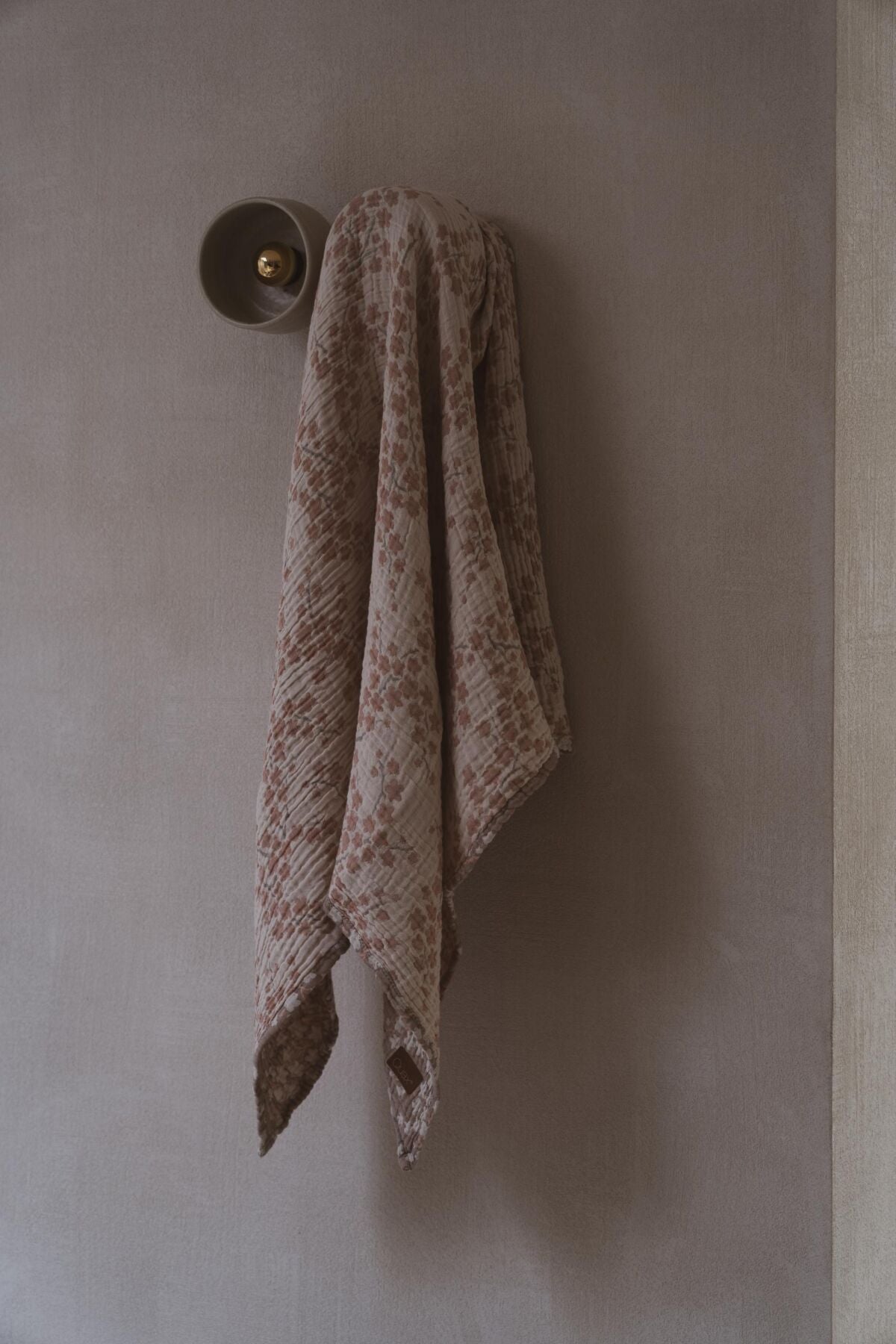 Muslin Deken/Doek XL - Natural Collection - Blossom - Quax lifestyle licht