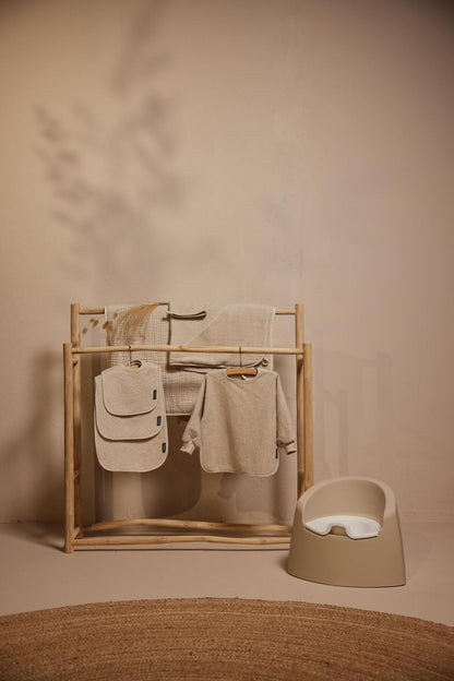 Slabbetje met Mouwen - Badstof - Katoen - Quax clay lifestyle