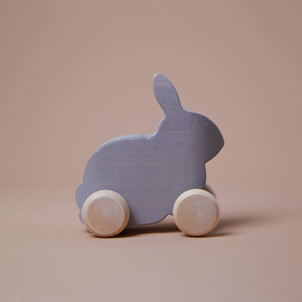 Houten konijn op wieltjes – Grey Hare – Raduga Grëz