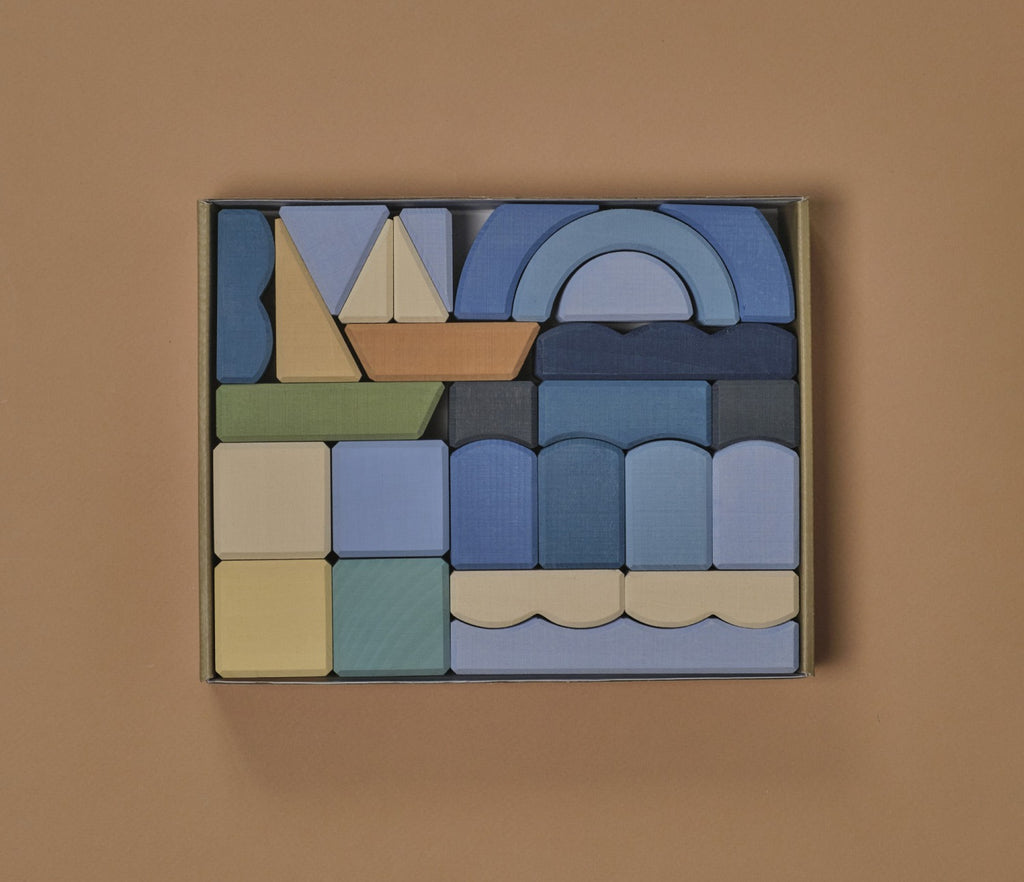 Houten bouwblokken – The Sea at Sainte Marie – Open-ended play – Raduga Grëz