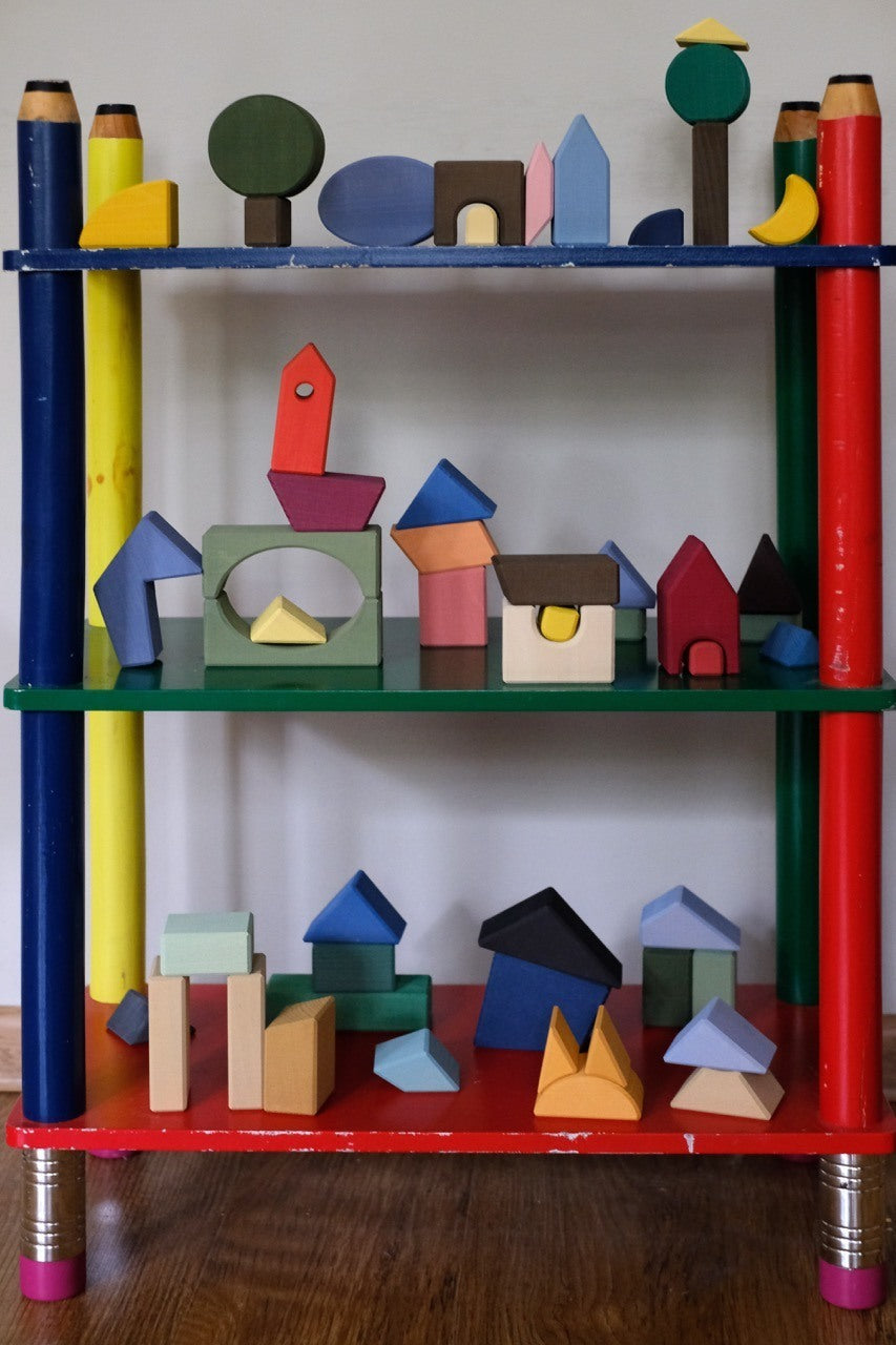 Houten bouwblokken – Countryside – Open-ended play – Raduga Grëz