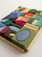 Houten bouwblokken – Countryside – Open-ended play – Raduga Grëz