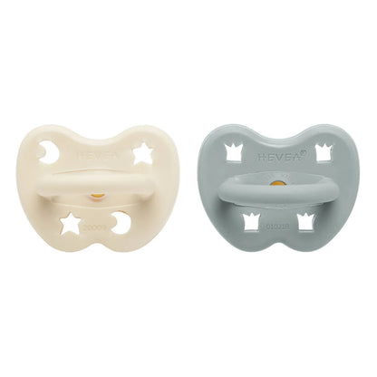 Schnuller - Naturkautschuk - 3-36 Monate - 2er-Pack - kiefergerecht - Hevea