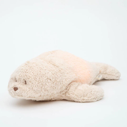 Kuscheltier mit Herzschlag & White Noise - The Humming Bunny 2.0 - Bio GOTS Baumwolle - Moonie