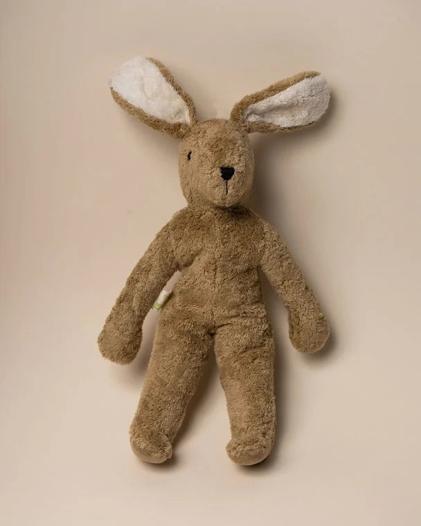 Floppy Tier Kuscheltier Groß – Hase – Biobaumwolle/Wolle – Beige – Senger Naturwelt