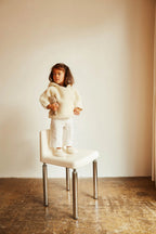 Merinowolljacke - Snugglejacket - Milk - BINIBAMBA