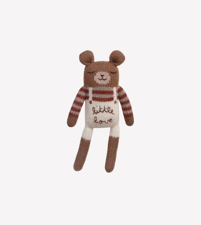 Gestrickter Kuschelbär/Teddy – Little Love – Alpakawolle – Main Sauvage