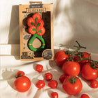 Tomaat rammelaar & bijtring - Natuurrubber - Tomato Rattle Toy - Oli & Carol - productfoto - afbeelding 2