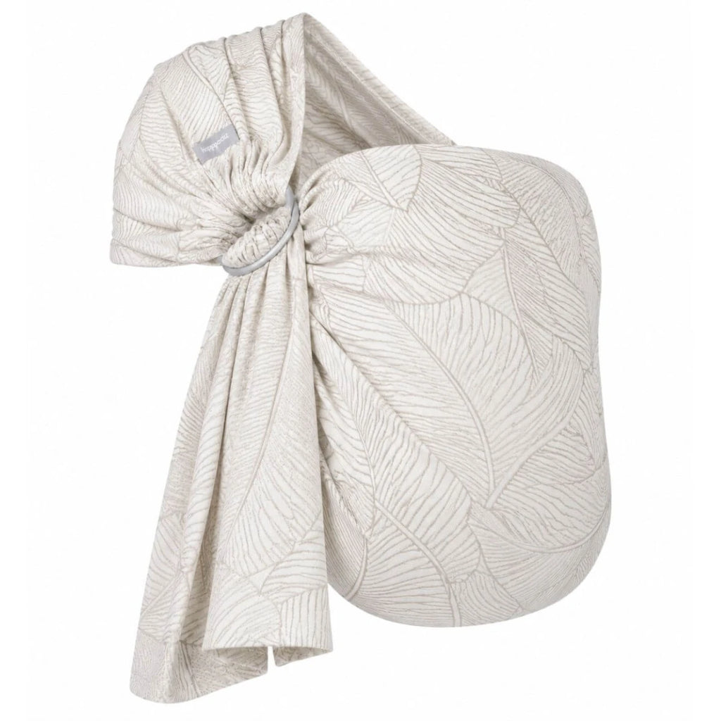 Ring-Sling – Grenada Natural Linen – Ergonomisches Ringsling-Tragetuch – Baumwolle und Leinen – Hoppediz
