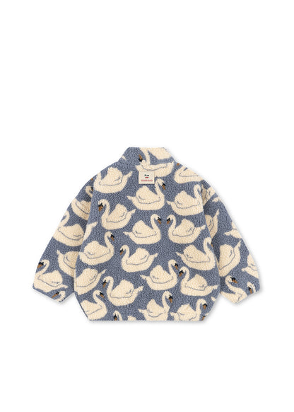 Teddy fleece jacket Jody – Swan – Recycled polyester – Konges Sløjd