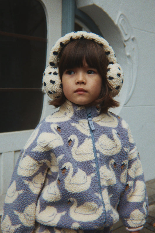 Teddy fleece jacket Jody – Swan – Recycled polyester – Konges Sløjd
